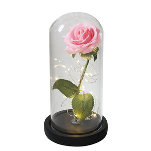 🌌 Beauty and the Beast Rose - Eternal Galaxy Rose in Crystal Dome, Wedding Centerpiece & Valentine's Gift for Wife (Fast Dropshipping)