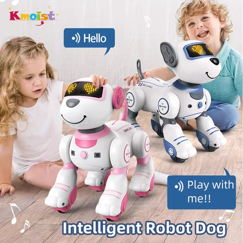 STEM Smart Robot Dog - Programmable Pet with Voice Control, Touch Sensor & Dance Moves for Kids Age 6-12