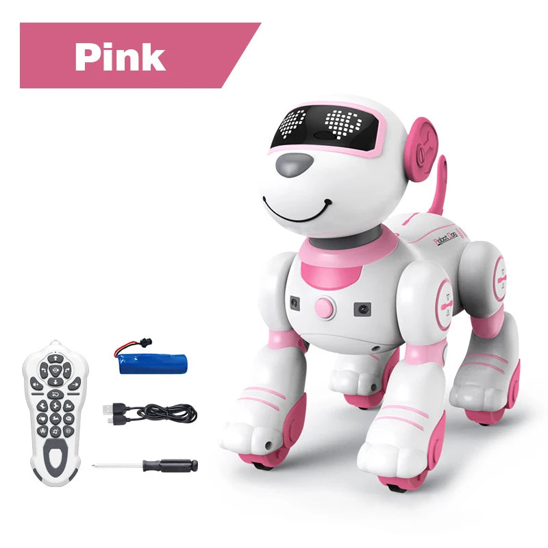 STEM Smart Robot Dog - Programmable Pet with Voice Control, Touch Sensor & Dance Moves for Kids Age 6-12